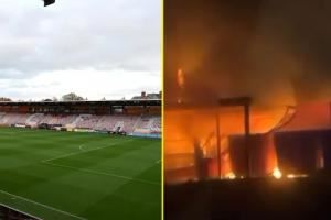 祸不单行！英甲两俱乐部主场接连遭遇火灾，有一例为人为纵火🔥